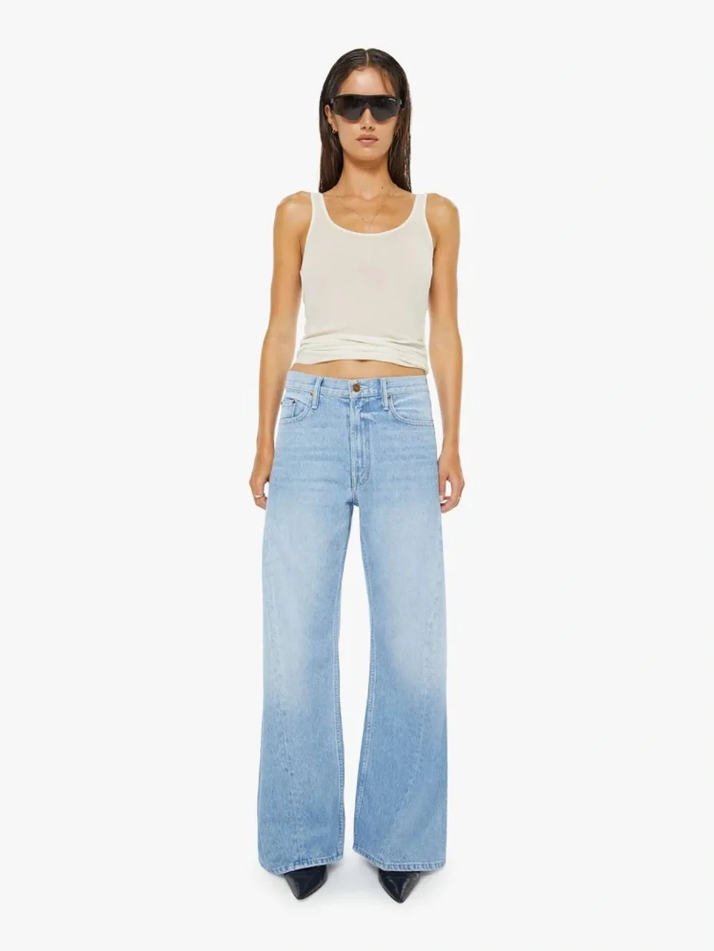 New MOTHER Lil Lemon Twist Sneak Jeans - size 30